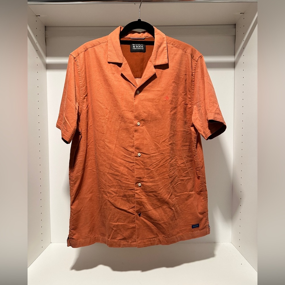 Men’s s/s camp collar shirt from Scotch & Soda
